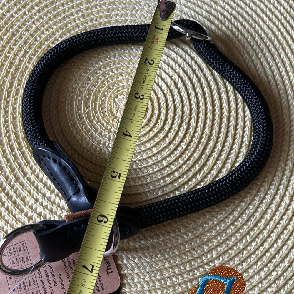 Braided‎ Rope Dog Collar
